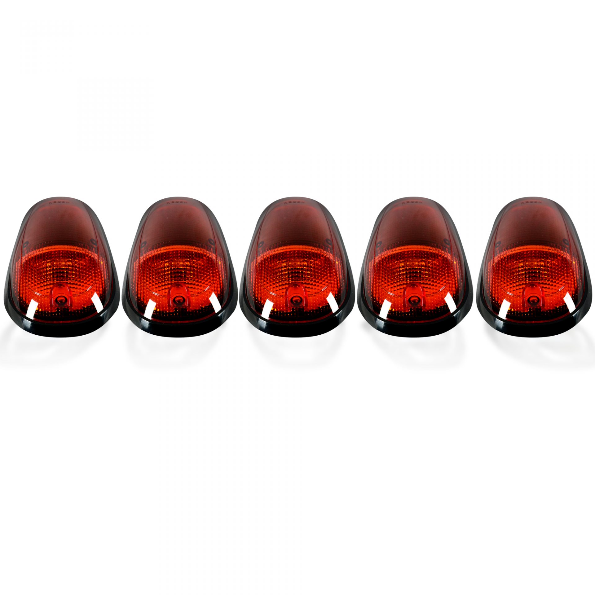 Dodge Heavy-Duty 2500/3500 03-19 5 Piece Cab Roof Lights LED Amber Lens in Amber