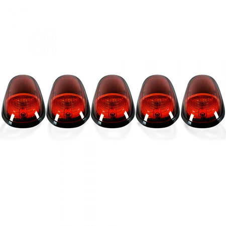 Dodge Heavy-Duty 2500/3500 03-19 5 Piece Cab Roof Lights LED Amber Lens in Amber