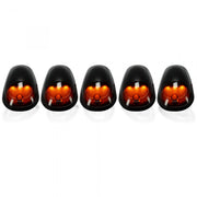 Dodge Heavy-Duty 2500/3500 03-19 Cab Light Set Strobe LED Smoked Lens in White &amp; Amber