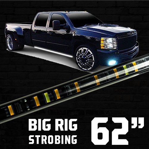 62″ Big Rig Strobing Light Kit LED in Selectable Amber or White