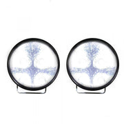 LED Daytime Running Lights Round Housing with Clear Lens