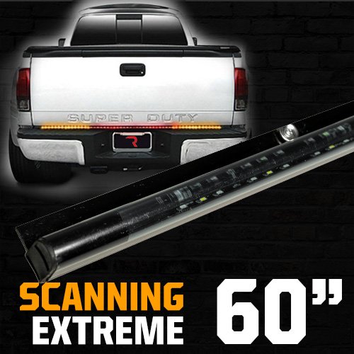 60″ “Extreme” Tailgate Bar LED Scanning Turn Signals, Brake & Reverse Lights