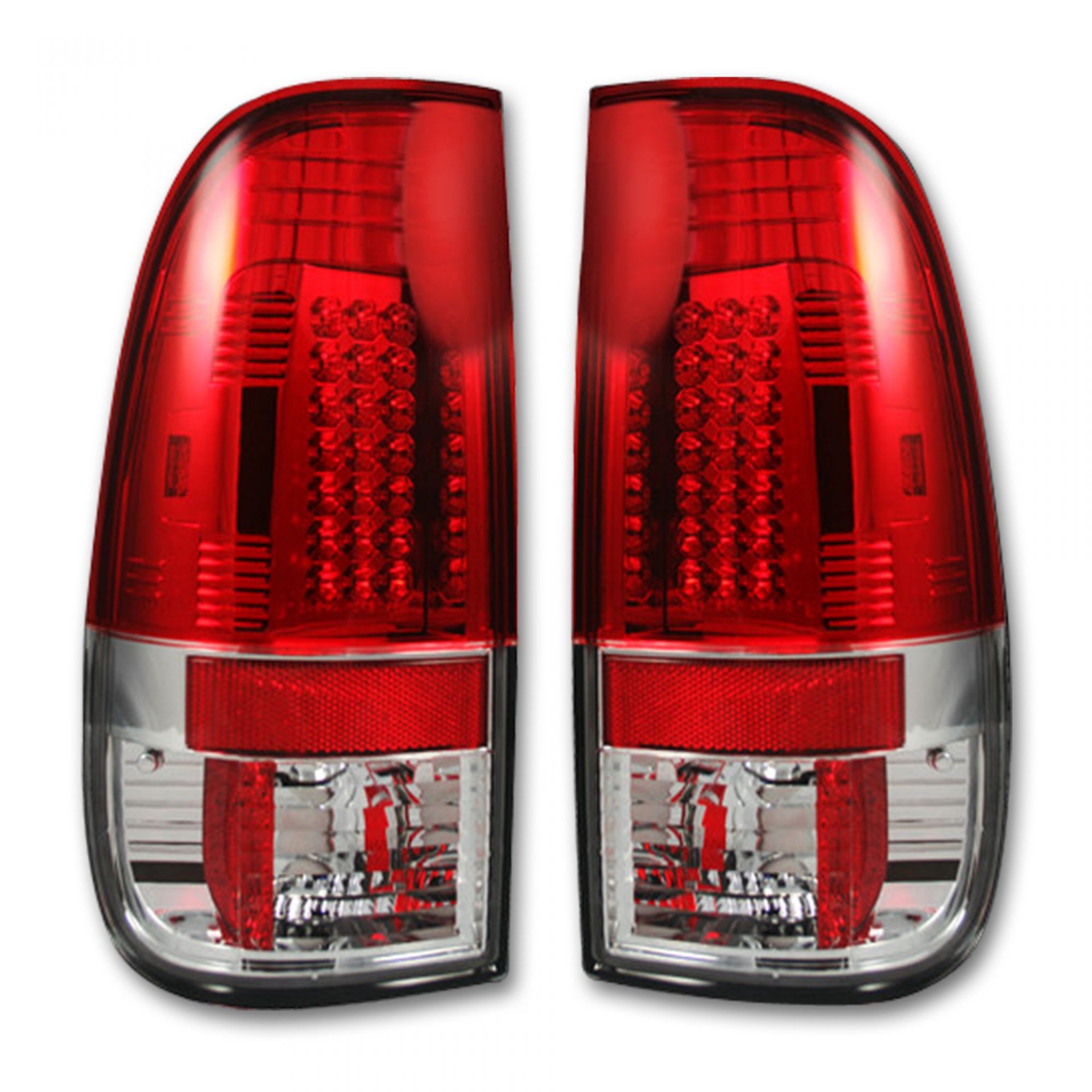 Ford F150 97-03 Tail Lights LED in Red Lens - GoRECON