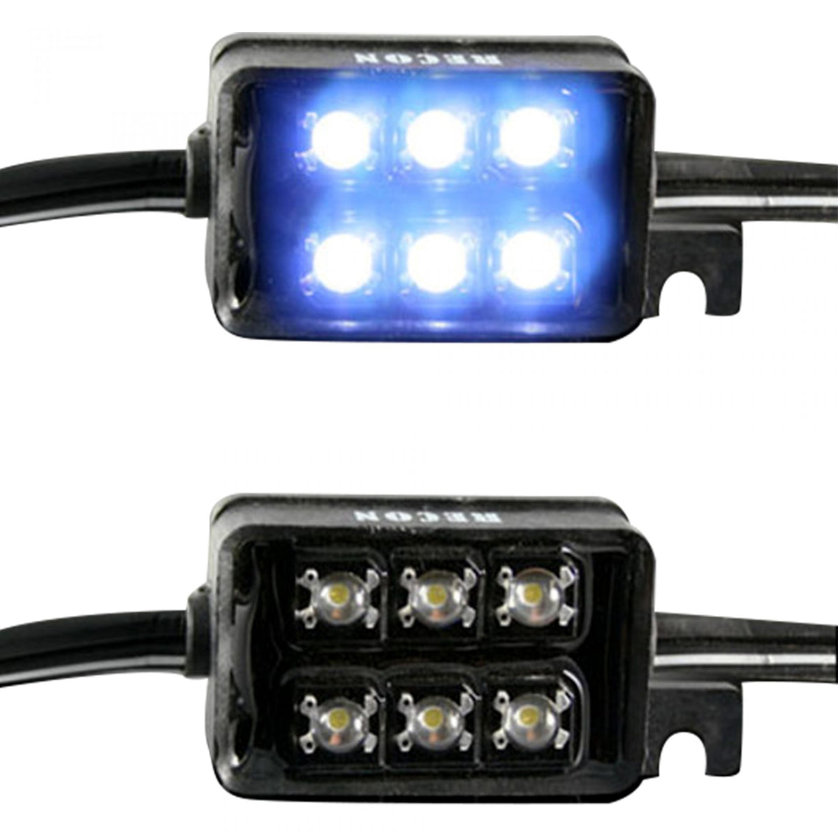 Universal Bed Rail LED Light Kit in White