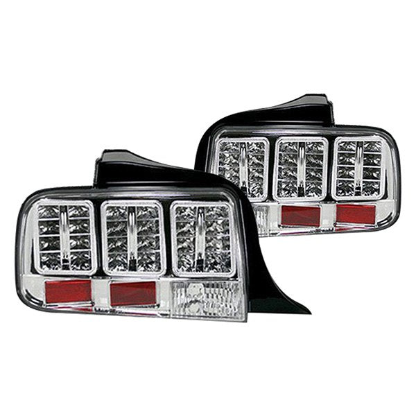 Ford Mustang 05-09 Tail Lights LED in Clear - GoRECON