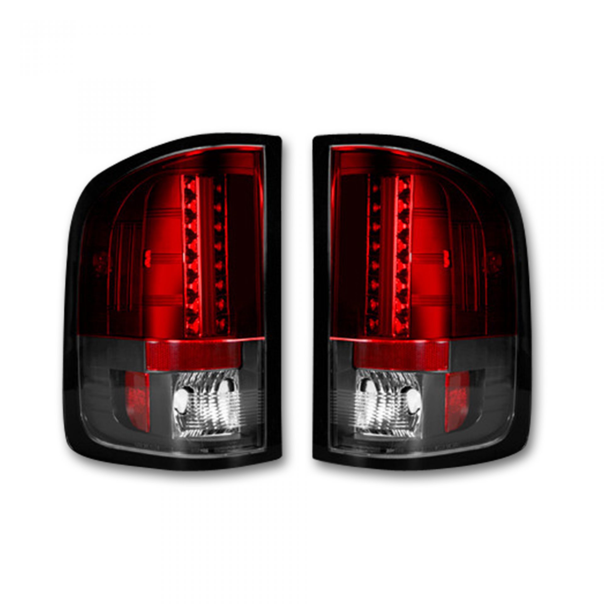 GMC Sierra 07-13 Tail Lights LED in Red