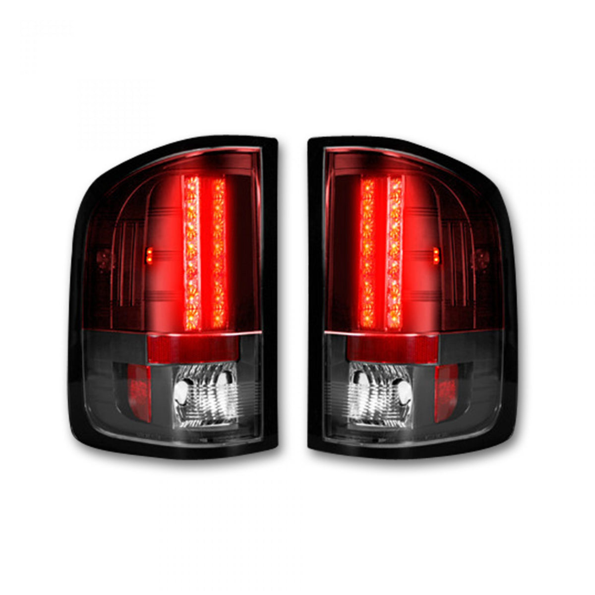 GMC Sierra 07-13 Tail Lights LED in Red