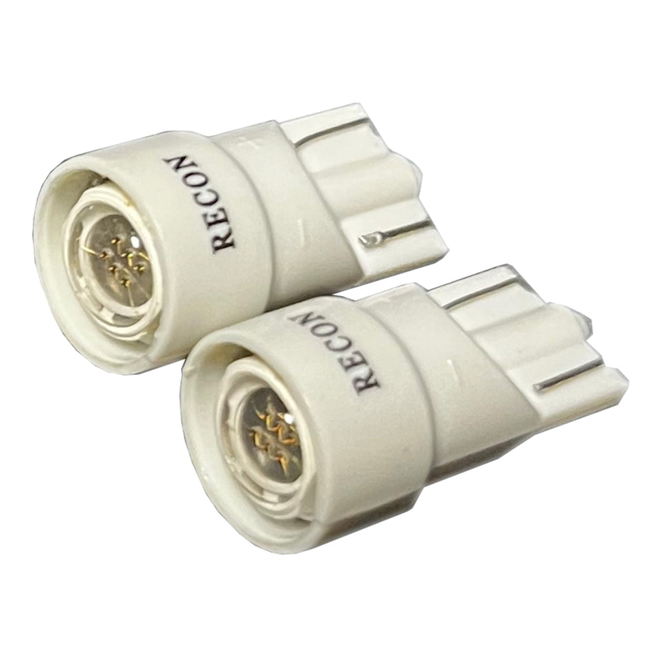 194/168 1-Watt Wedge Style LED Bulbs in White