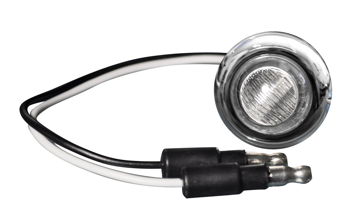 Front Lower Air Dam Light Kit w/ Clear Lens/Chrome Bezel LED in White