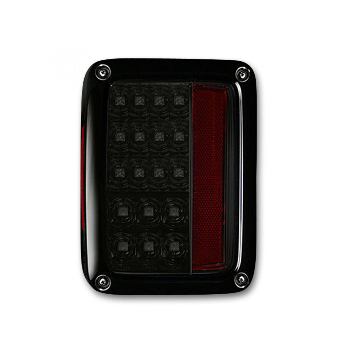 Jeep JK Wrangler 07-18 Tail Lights LED in Smoked