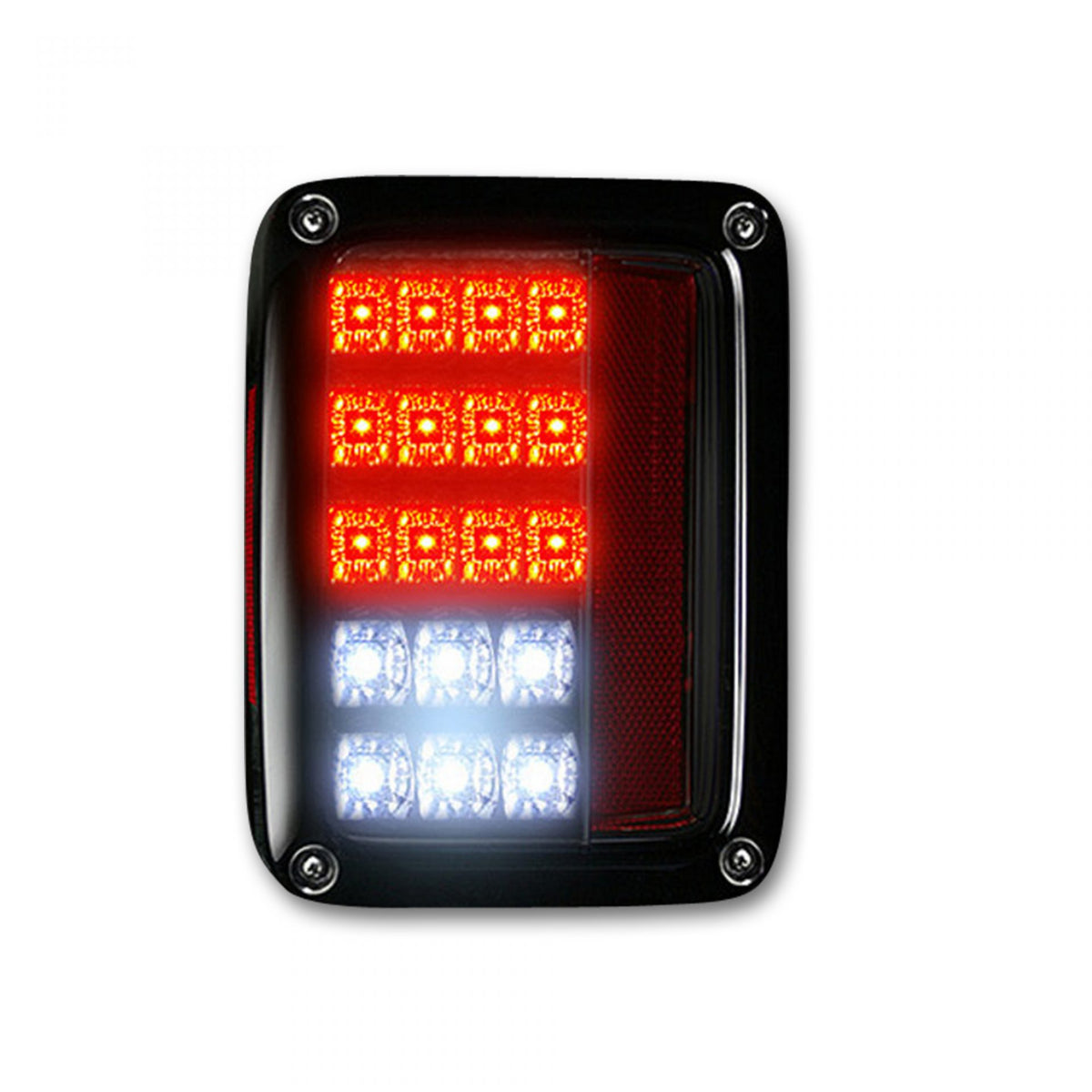 Jeep JK Wrangler 07-18 Tail Lights LED in Smoked