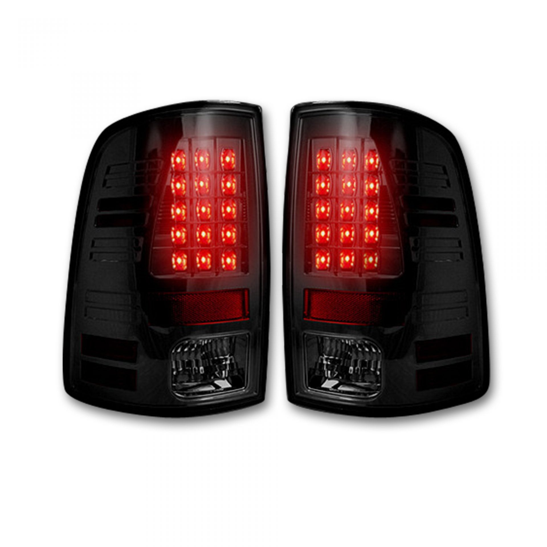 2009 2023 Classic Body Dodge RAM Tail Lights LED Smoked