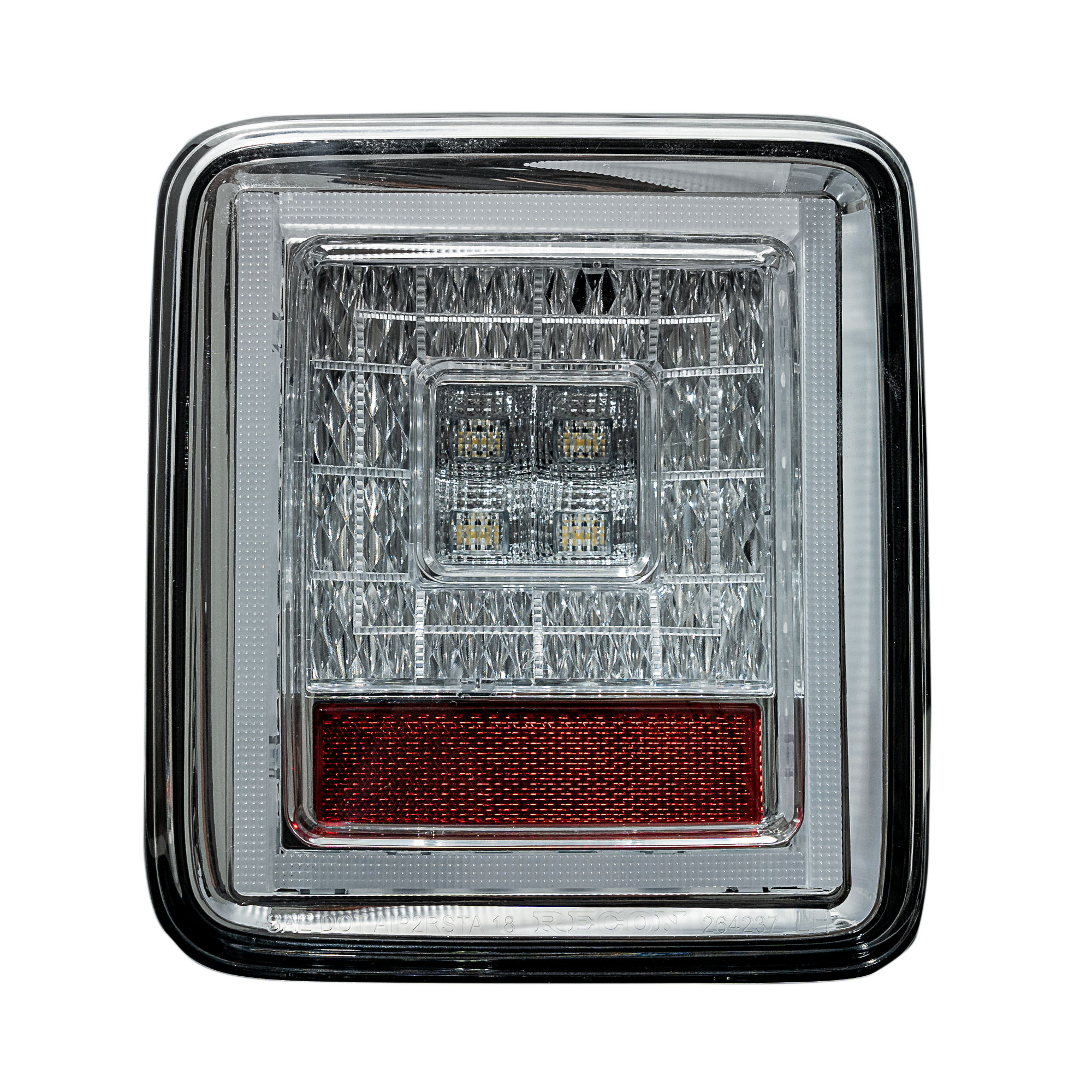 Image of Photo of Jeep JL Wrangler 18-19 for Factory OEM Halogen Tail Lights OLED Clear