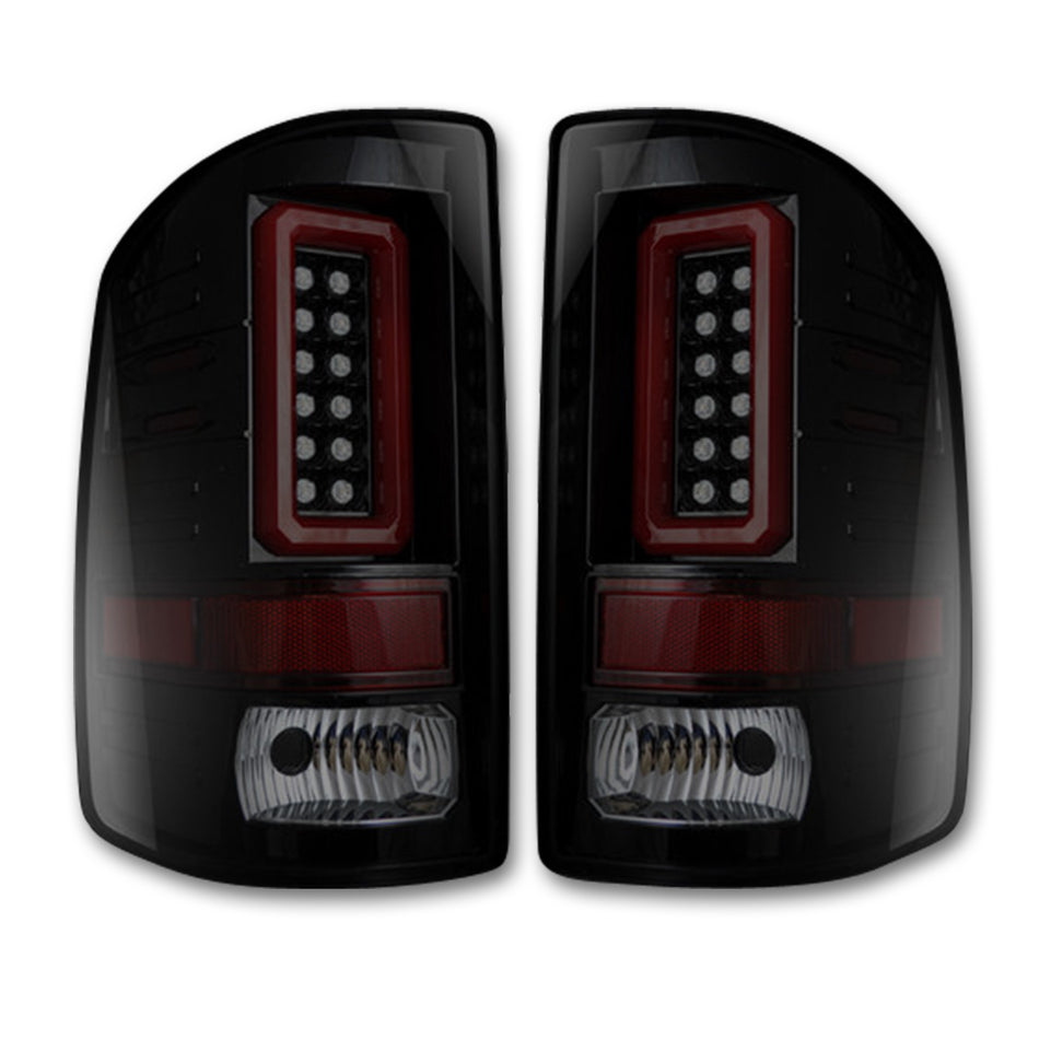 GMC Sierra 1500 16-18 Tail Lights OLED in Smoked