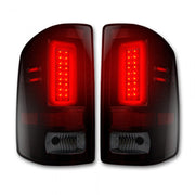 GMC Sierra 1500 14-18 &amp; 2500/3500 14-19 Tail Lights OLED in Dark Red Smoked
