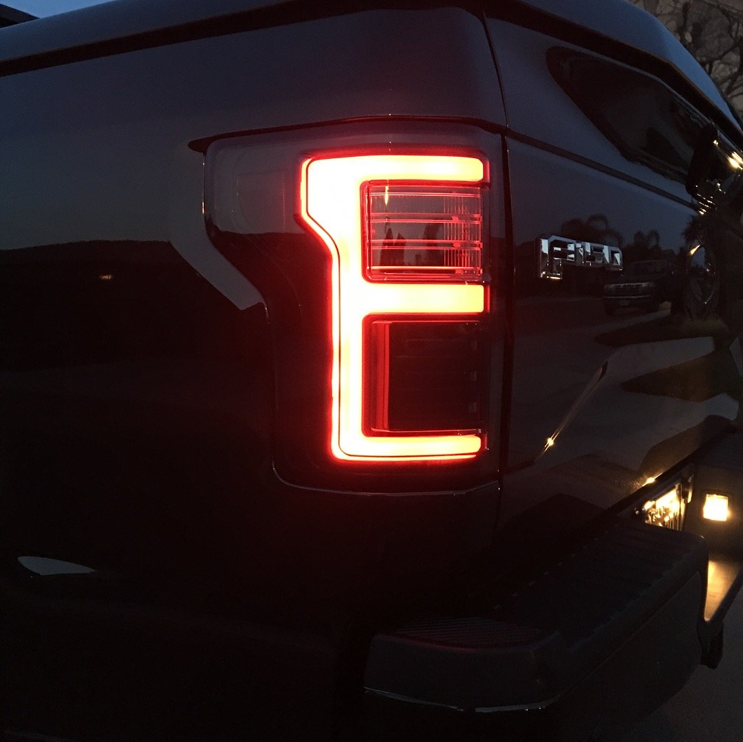 Ford F150 15-17 Tail Lights LED in Smoked