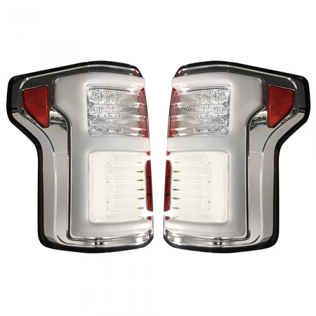 Ford F150 15-17 &amp; Raptor 17-19 (Replaces OEM LED) Tail Lights OLED Clear