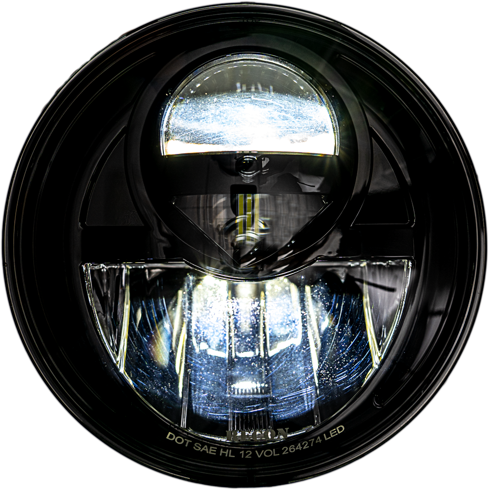 Jeep JK Wrangler 07-18 Projector Headlights LED in Smoked/Black