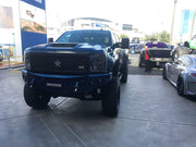 Chevy Silverado 1500 14-16 Projector Headlights OLED Halos, DRL Smoked/Black
