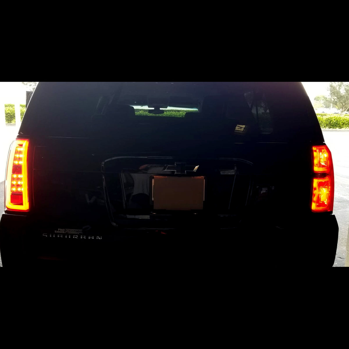 Chevy Tahoe &amp; Suburban 15-19 OLED Bar-Style LED TAIL LIGHTS - Clear Lens