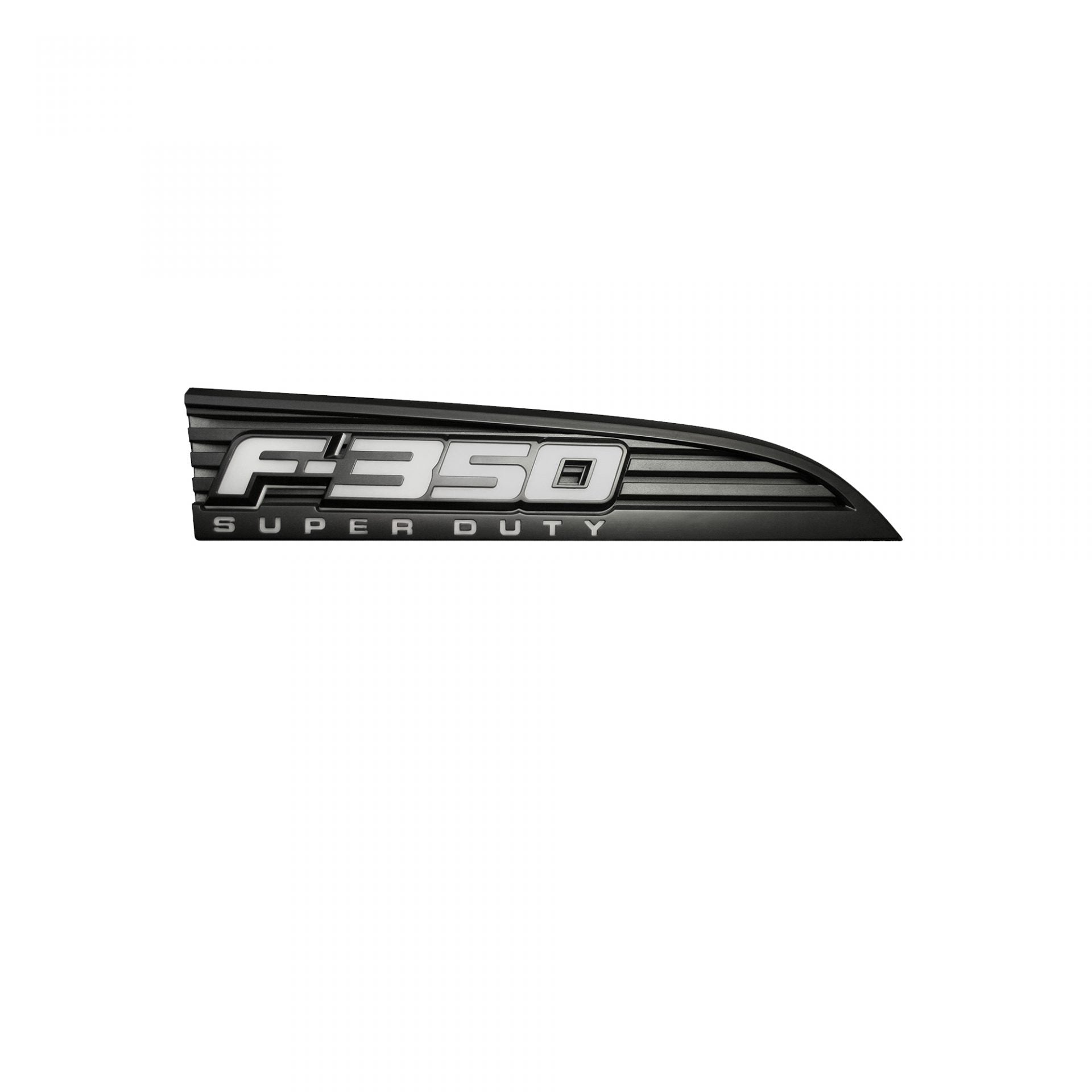 Ford F350 11-16 Illuminated Emblems Black in Amber, Red & White