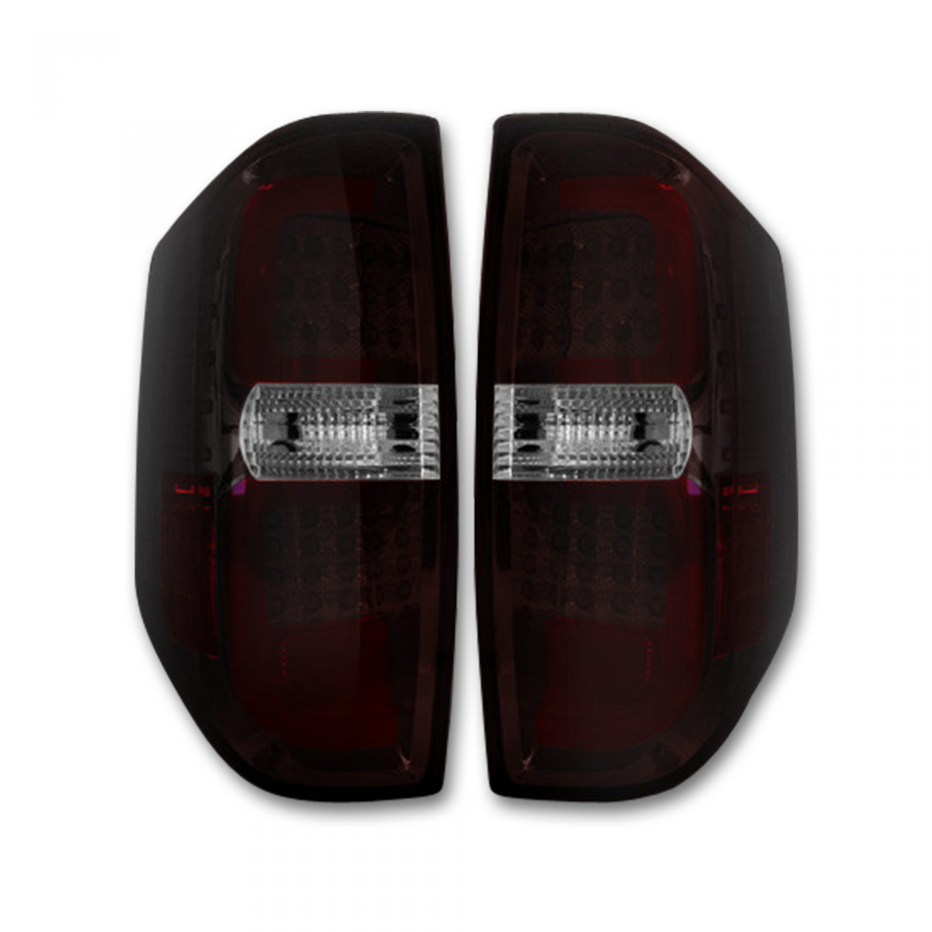 Toyota Tundra 14-19 LED Tail Lights in Dark Red Smoked