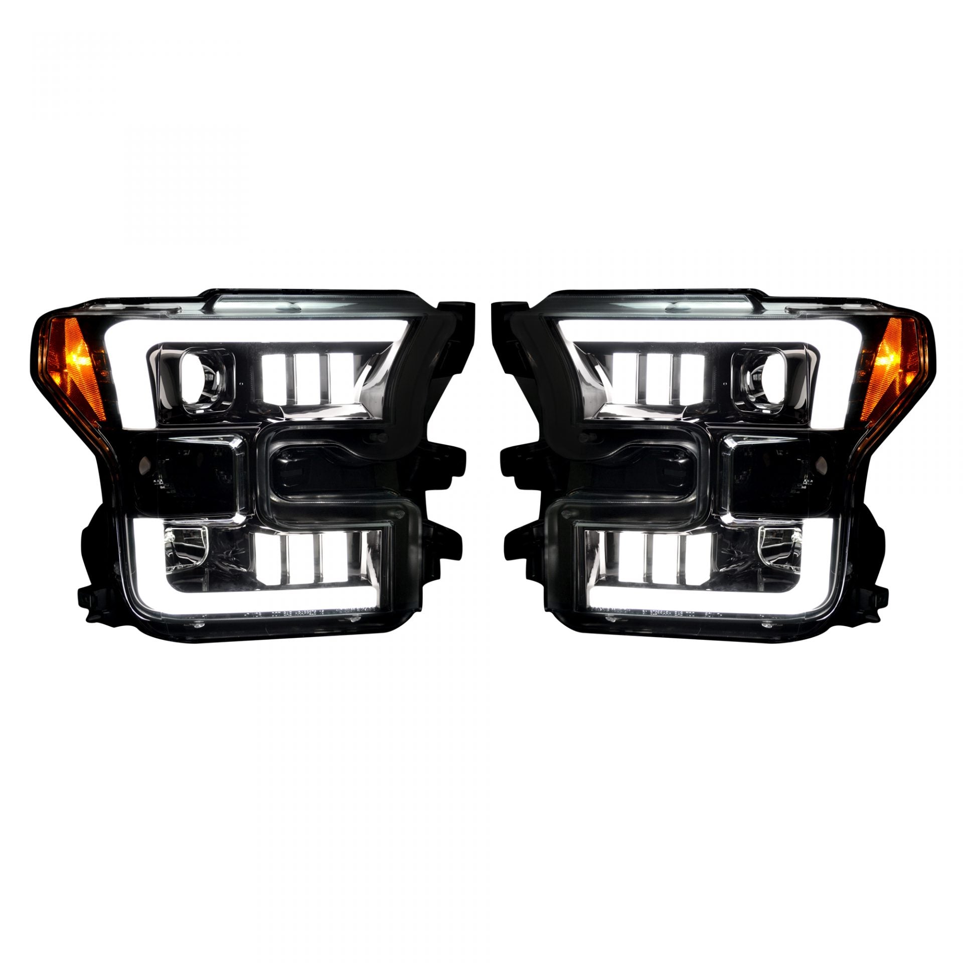 Ford F150 2015 - 2017 Projector Headlight | Smoked Black