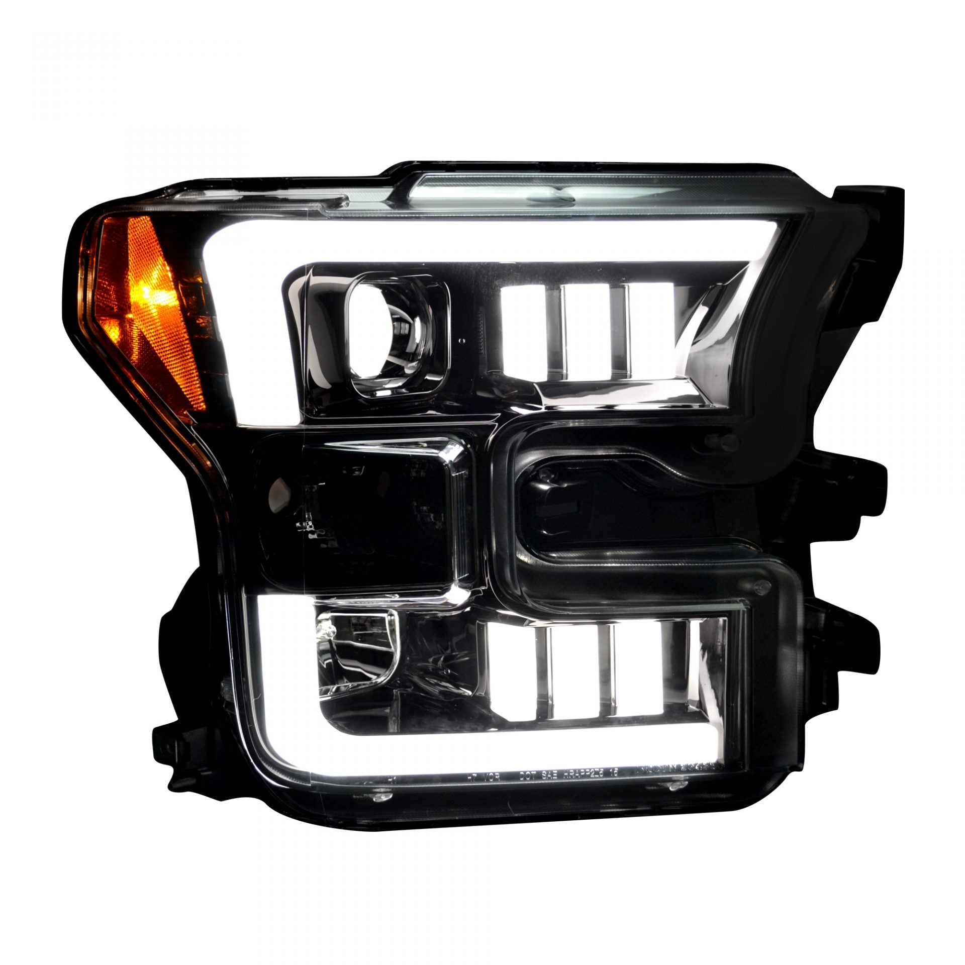 Ford F150 2015 - 2017 Projector Headlight | Smoked Black