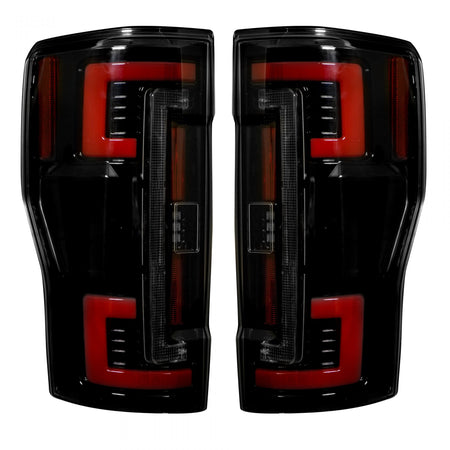 Ford Super Duty F250/350/450/550 17-19 Tail Lights OLED in Smoked