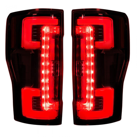 Ford Super Duty F250/350/450/550 17-19 (Replaces OEM Halogen) Tail Lights OLED in Red