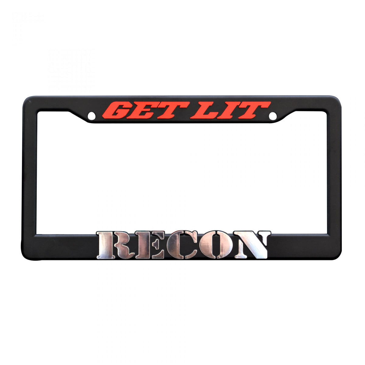 GET LIT by RECON License Plate Frame