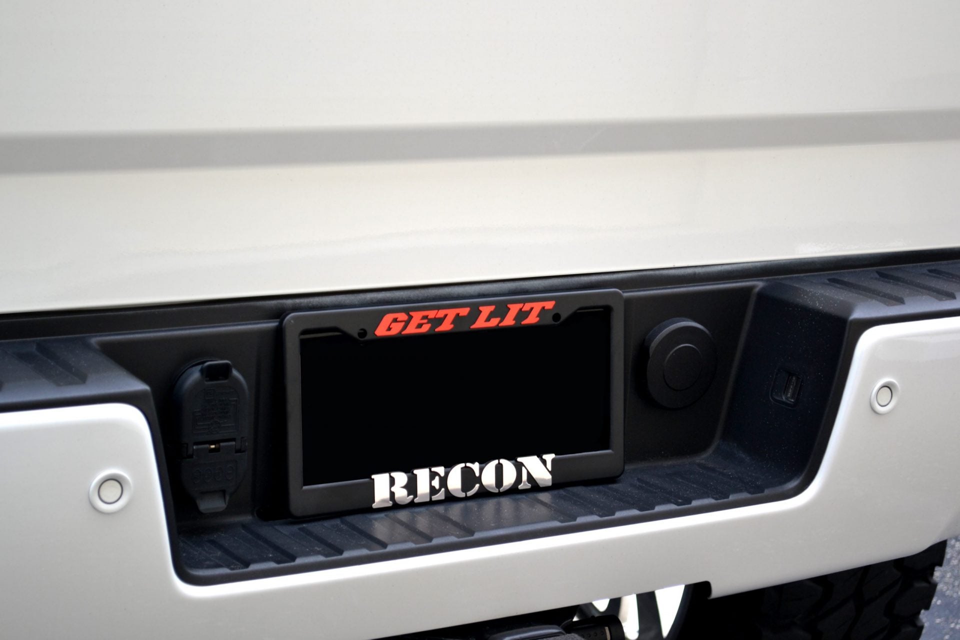 GET LIT by RECON License Plate Frame