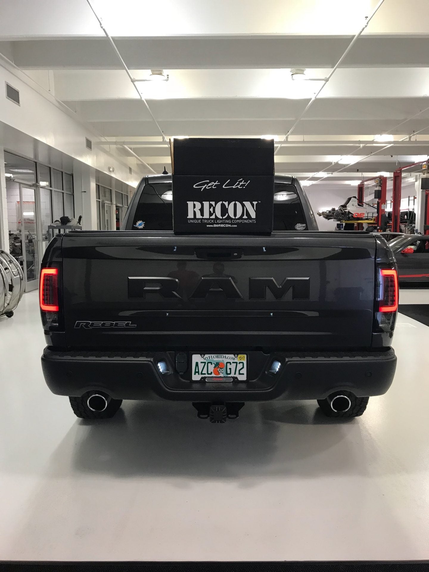 Dodge RAM 1500/2500/3500 13-18 (Replaces OEM LED) Tail Lights OLED in Smoked