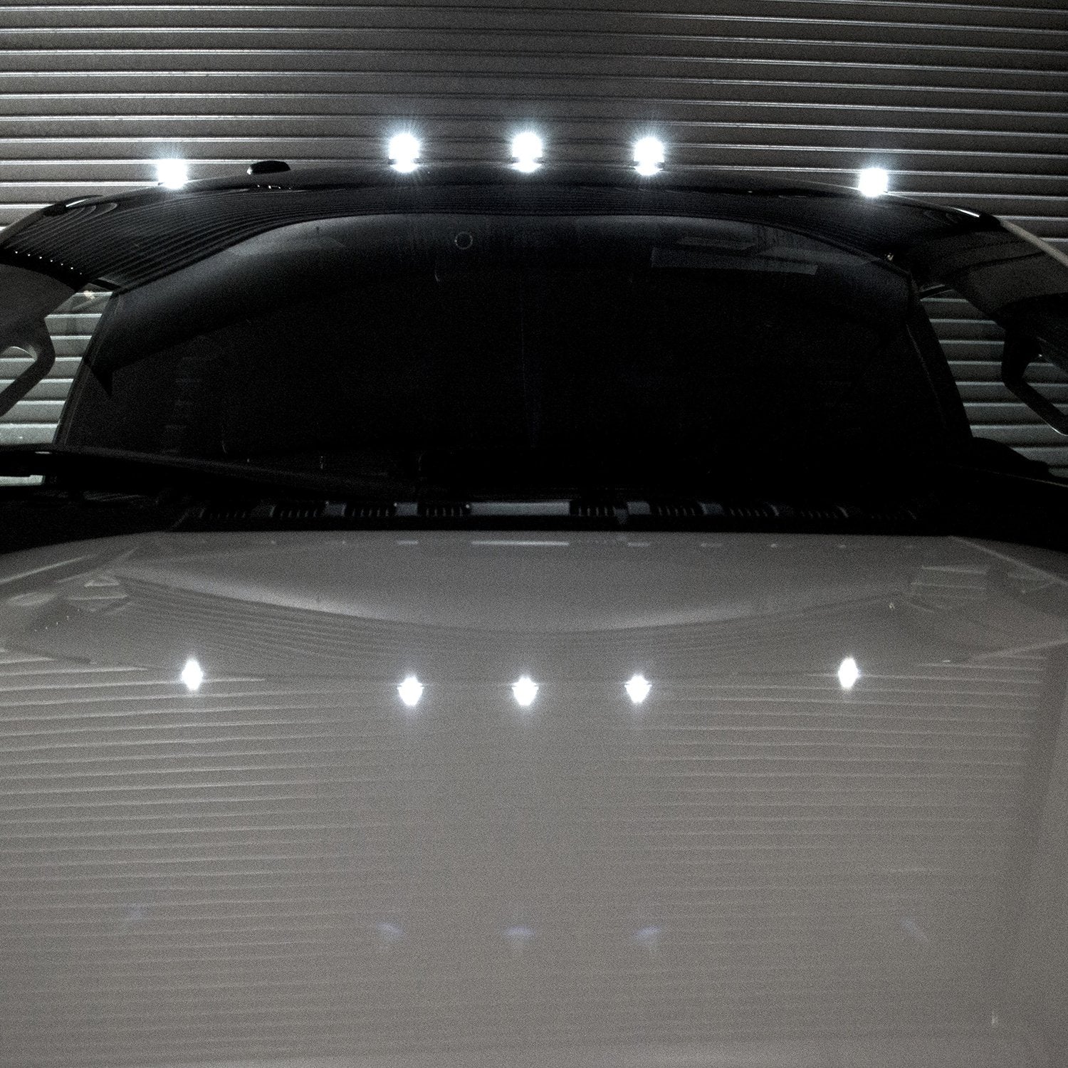 Ford Super Duty 17-19 5 Piece Cab Lights LED Clear Lens in Amber