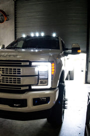 Ford Super Duty 17-19 5 Piece Cab Lights LED Clear Lens in Amber