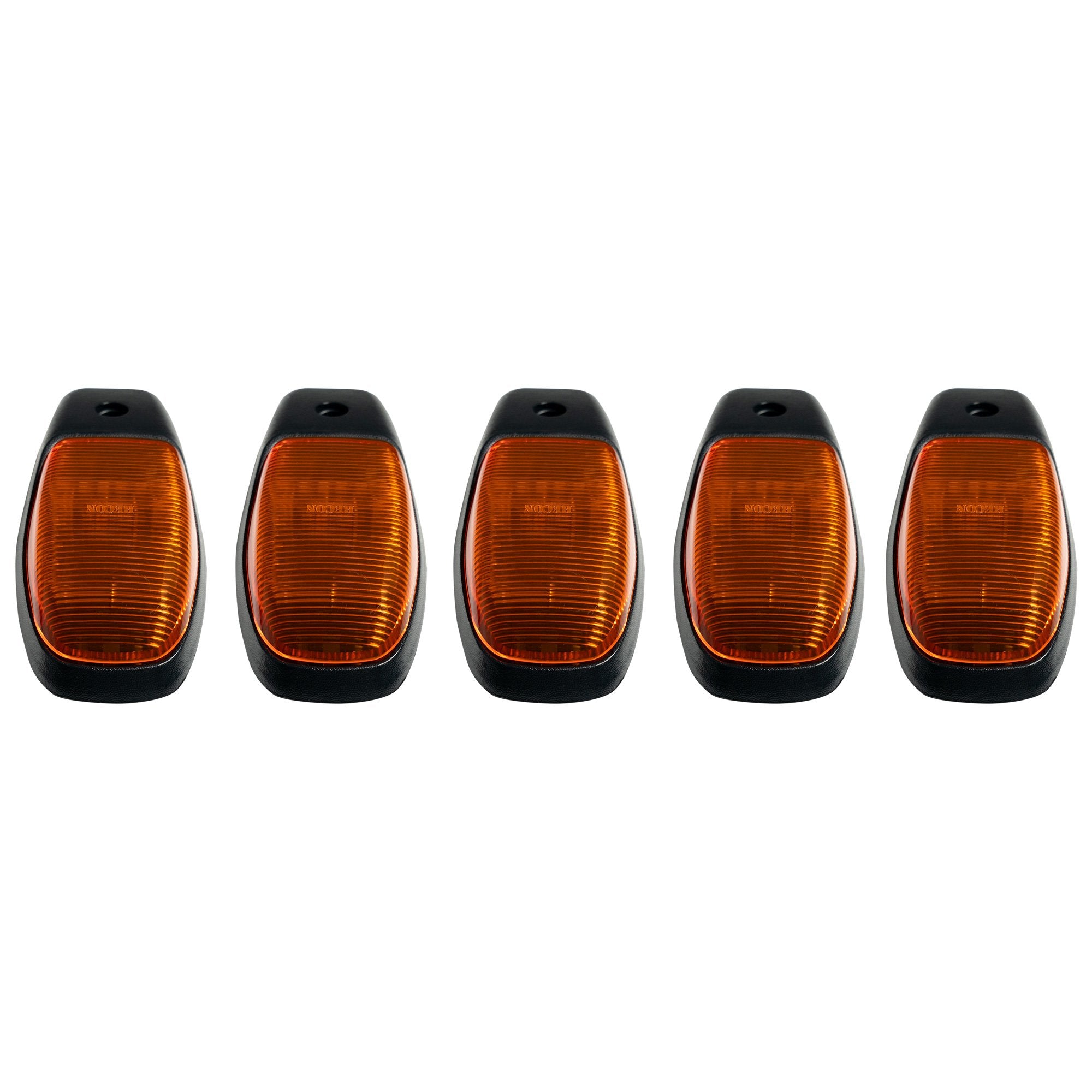 Smoked LED Roof Cab Light Set (5-Piece) For 2003-2010 Dodge Ram 1500/2500/3500 - Plug & Play