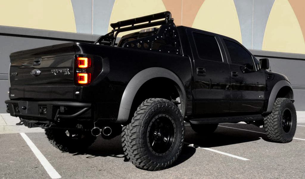 Ford F150 &amp; Raptor 09-14 Tail Lights OLED in Smoked