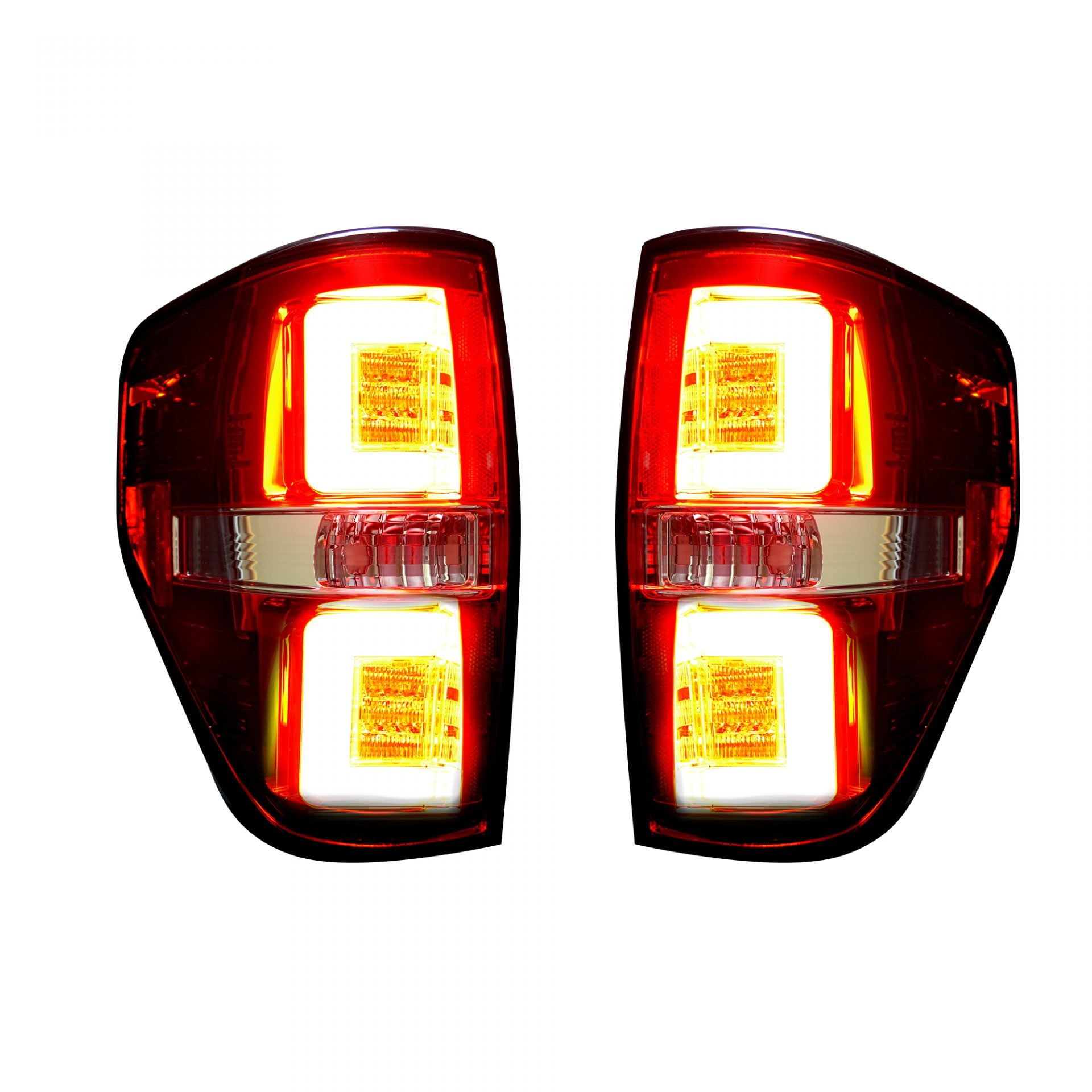 Ford F150 & Raptor 09-14 Tail Lights OLED in Dark Red Smoked - GoRECON