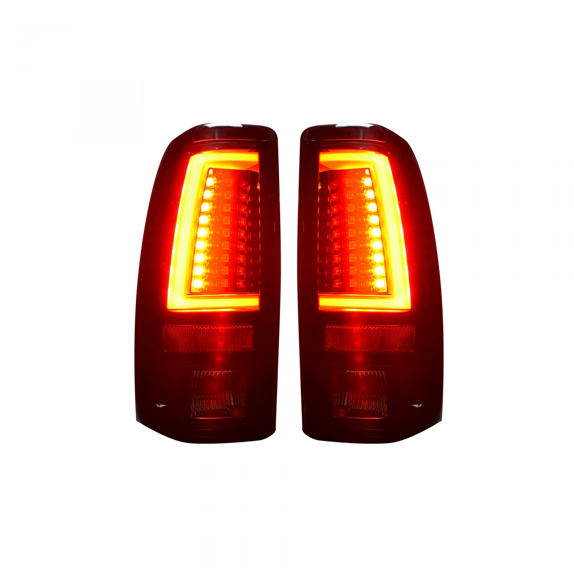 Chevy Silverado & GMC Sierra 99-07 Tail Lights OLED in Smoked