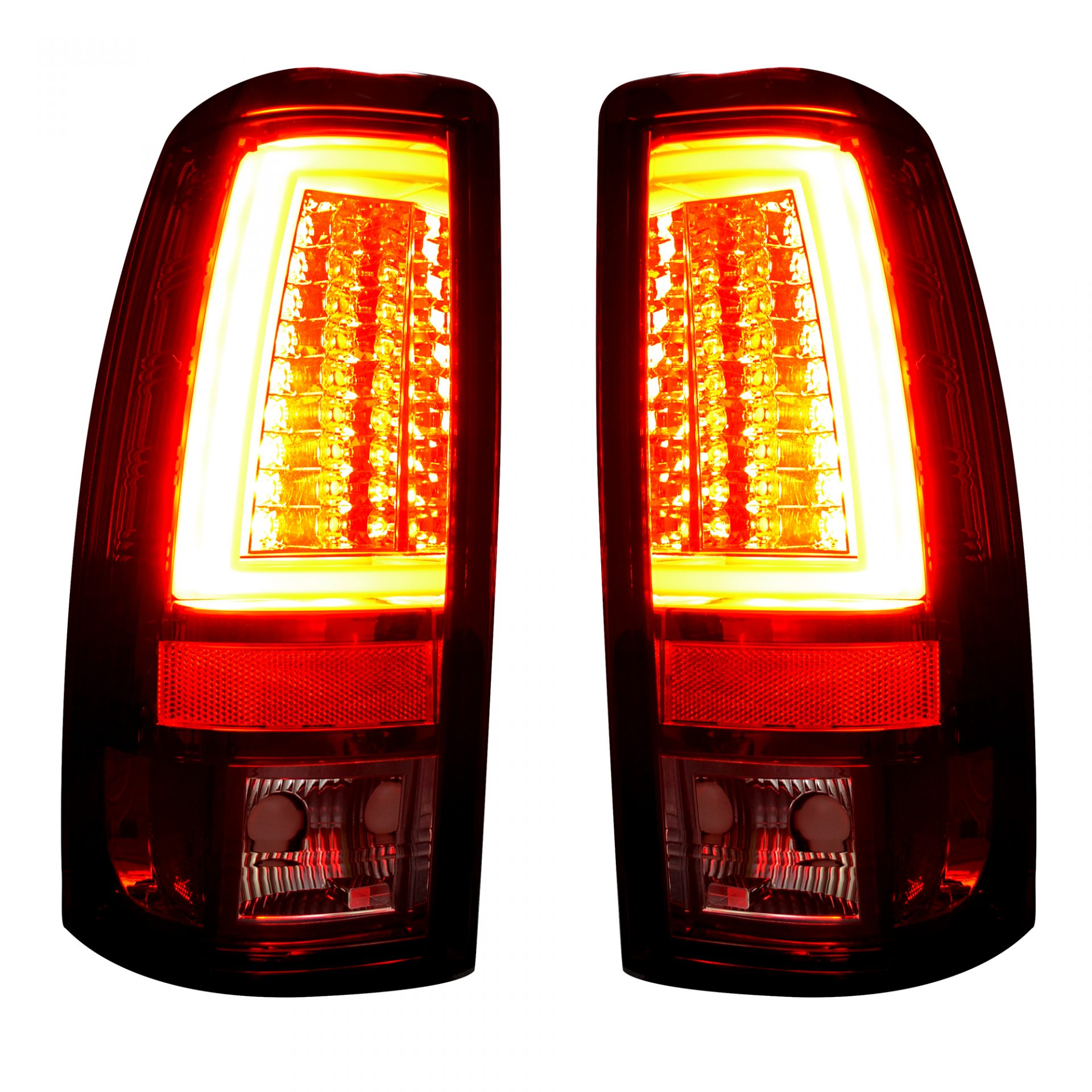 Chevy Silverado &amp; GMC Sierra 99-07 Tail Lights OLED in Red