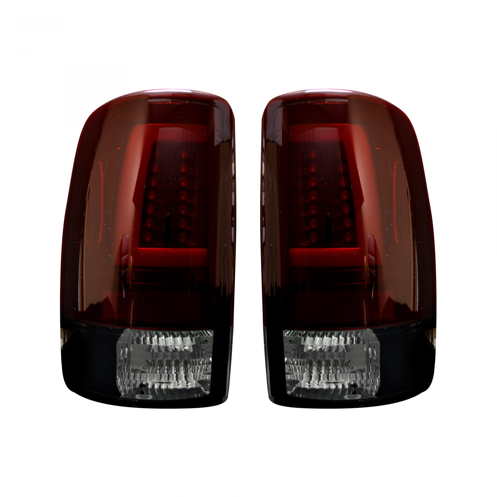 2000 - 2006 Chevy & GMC Tail Lights | Dark Red Smoked