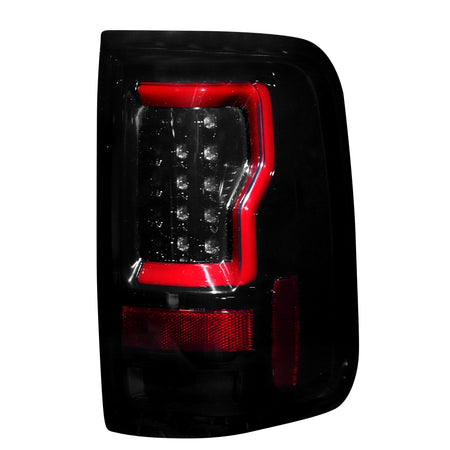 Ford F150 04-08 Straight Tail Lights OLED in Smoked