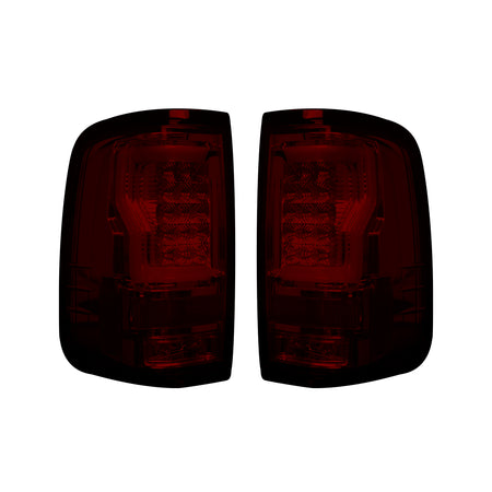 Ford F150 04-08 Straight aka "Style" Side OLED TAIL LIGHTS - Red Lens