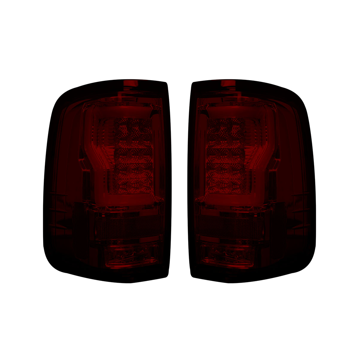 Ford F150 04-08 Straight aka "Style" Side OLED TAIL LIGHTS - Red Lens