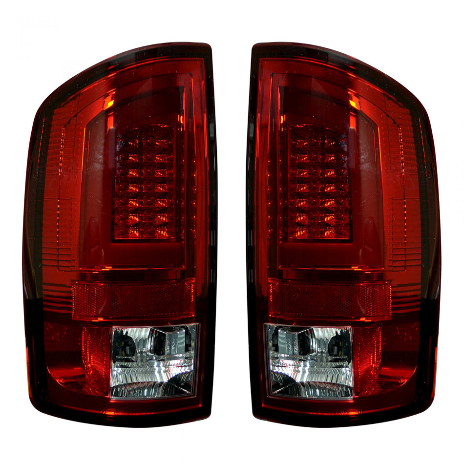 Dodge 07-08 RAM 1500 &amp; 07-09 RAM 2500/3500 OLED TAIL LIGHTS - Red Lens