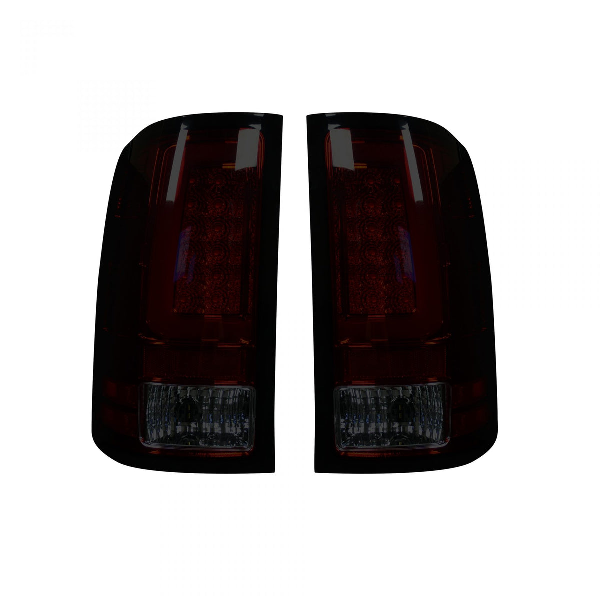 GMC Sierra 07-13 Tail Lights OLED in Smoked