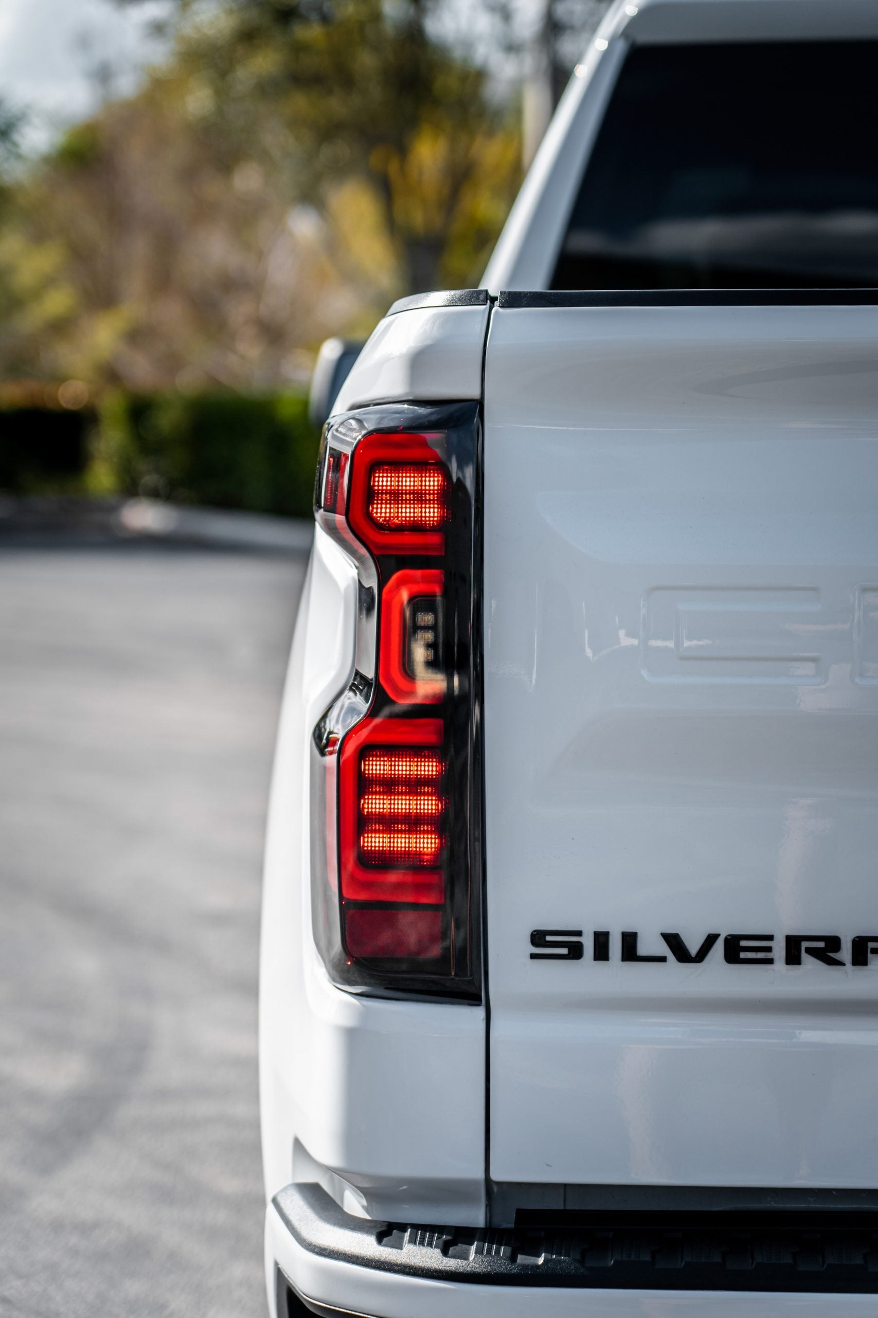 2019 - 2023 Chevy Silverado 1500 Tail Lights | Red Smoked