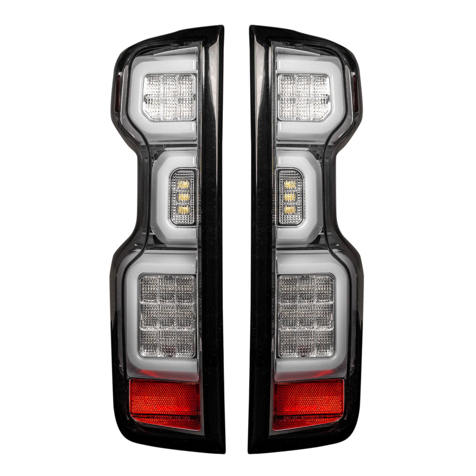 Chevy Silverado 1500 19-23 (Replaces OEM LED Tail Lights ONLY) Tail Lights OLED Clear