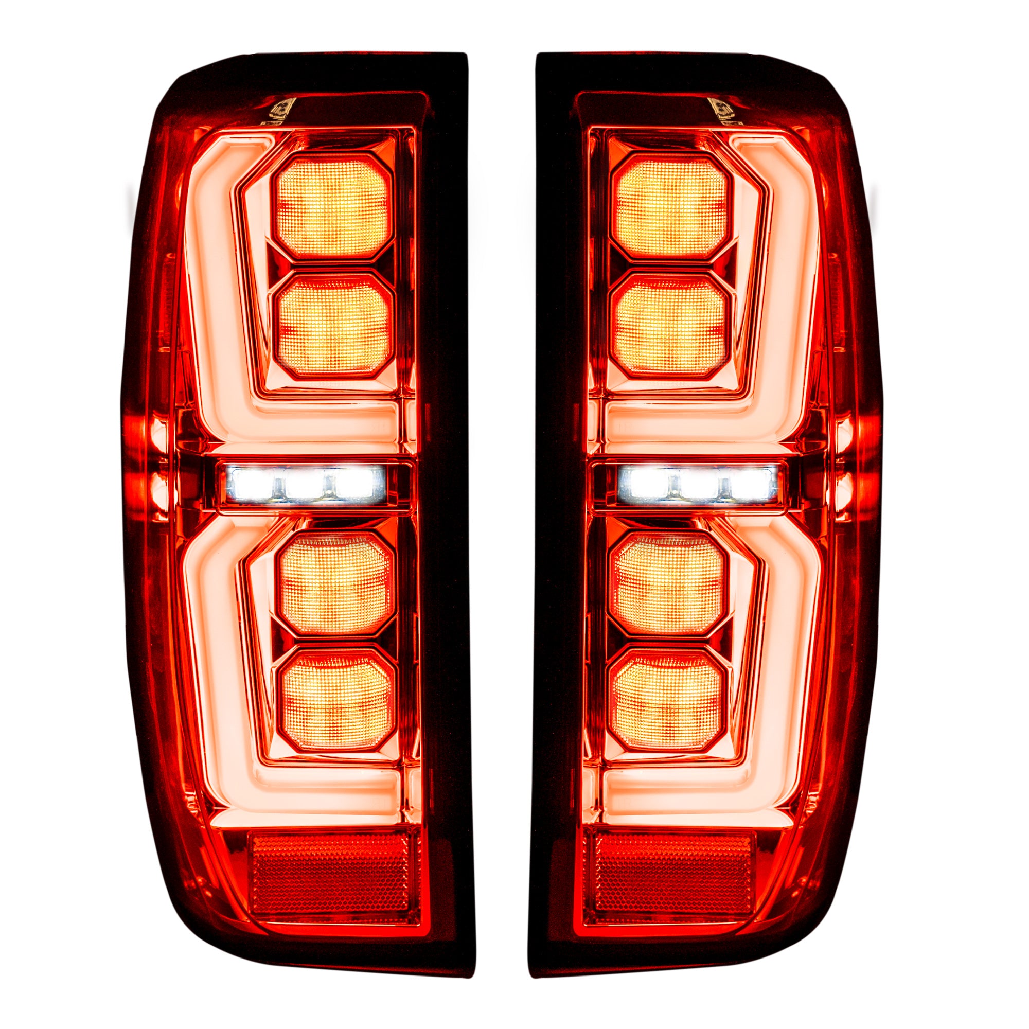 GMC Sierra 1500 19-23 (Replaces OEM LED) Tail Lights OLED Clear - GoRECON