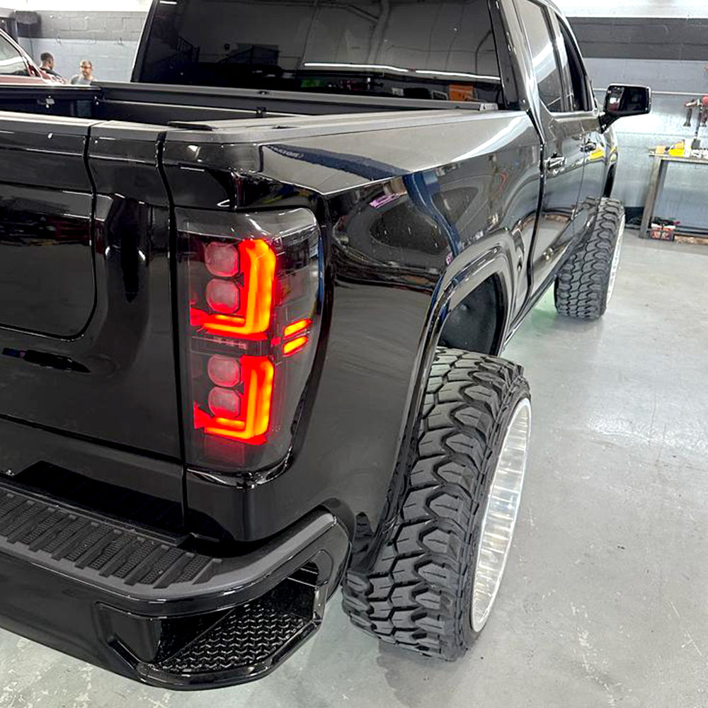 GMC Sierra 1500 1923 (Replaces OEM LED) Tail Lights OLED Smoked GoRECON
